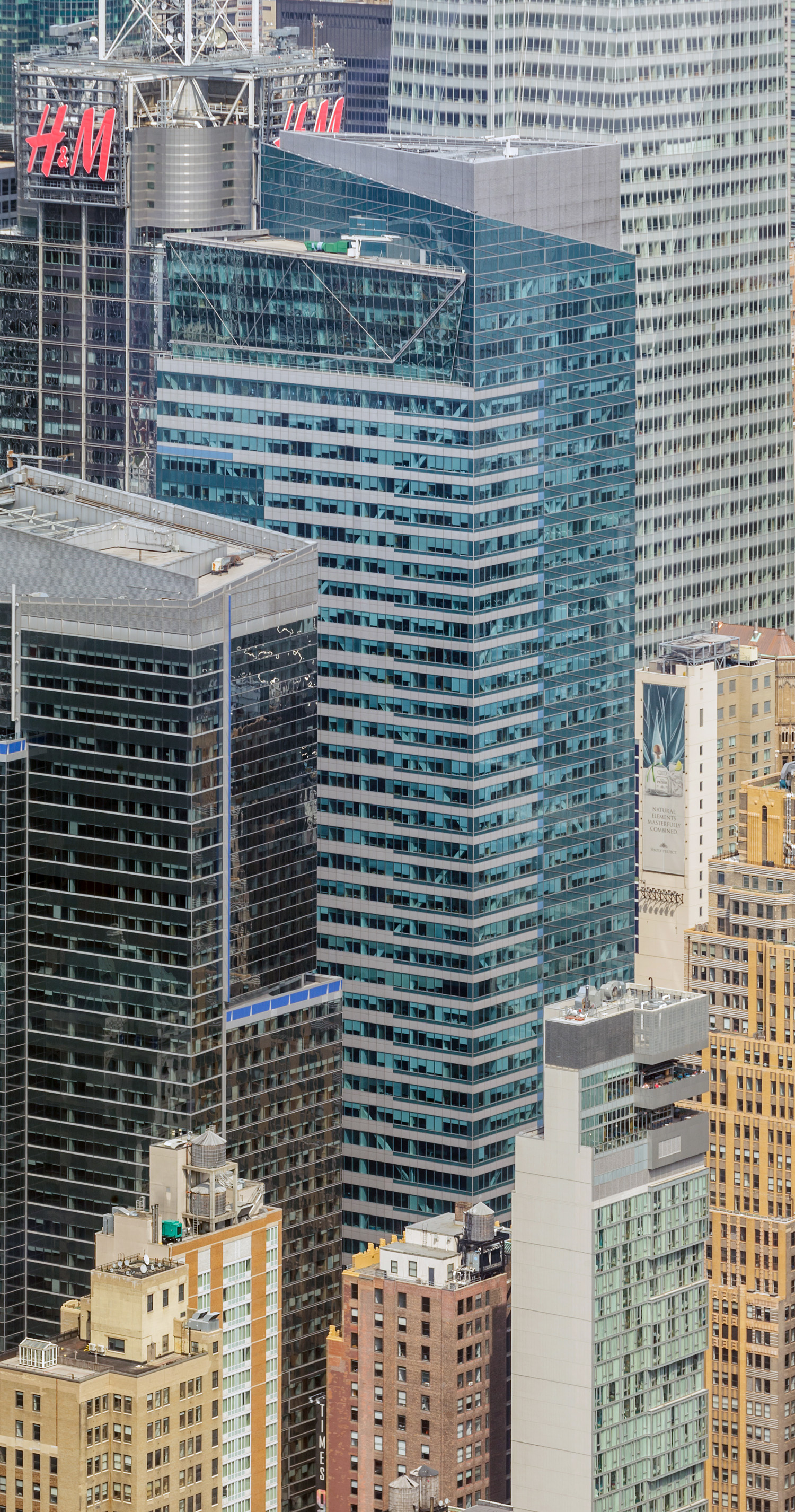 Times Square Tower, New York City - View from The Edge. © Mathias Beinling